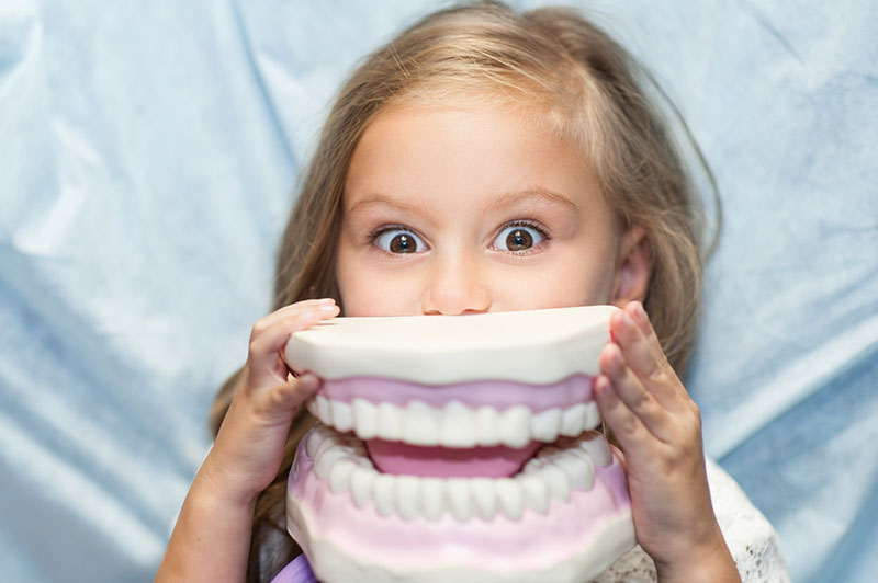 girl-with-giant-denture-model