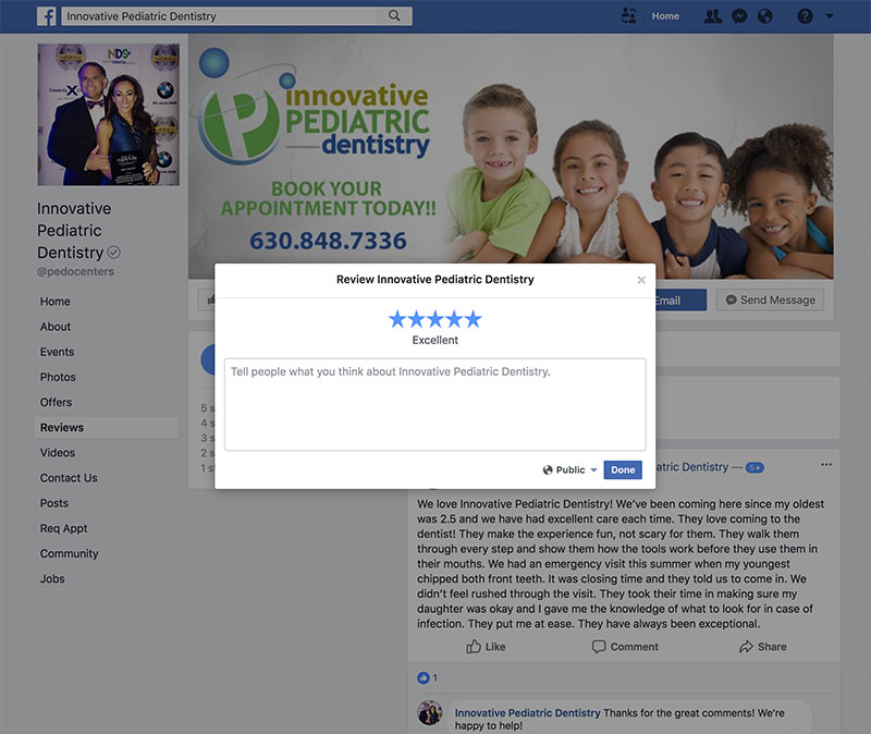 Facebook - Write A Review